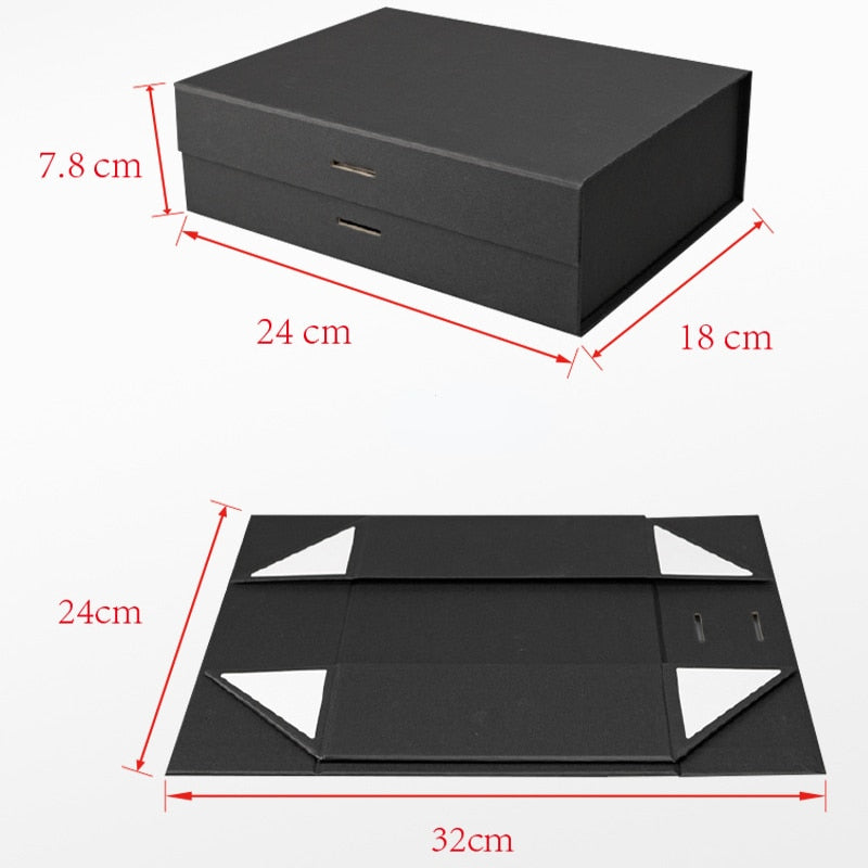 eybag Magnet Clamshell Folding Box Exquisite Storage Box Birthday Gift Box Bow Gift Box Packaging Box Packaging Bags