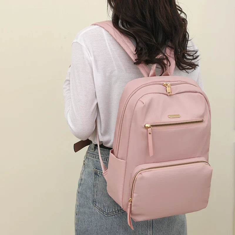 eybag Sewing Thread Zipper Oxford Women's Fashion Backpacks Solid Color Bags for Women 2024 New Free Shipping Bolsas Para Mujeres