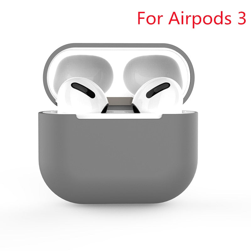 eybag 2022 New Silicone Cover Case For Apple Airpods Pro 3 Sticker Skin Bluetooth Earphone Cases Air Pods Pro Protective Accessories