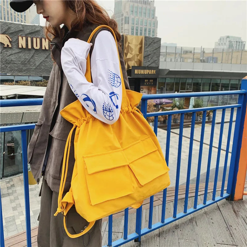 eybag Waterproof Nylon Women Backpacks Large capacity multifunctional backpack female shoulder bag big Travel Teenage Girl School Bag