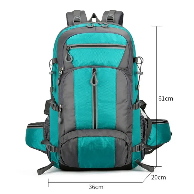 eybag Large-capacity Waterproof Wear-resistant Reflective Strip Travel Backpack Outdoor Hiking Skiing Mountaineering Sports Backpacks