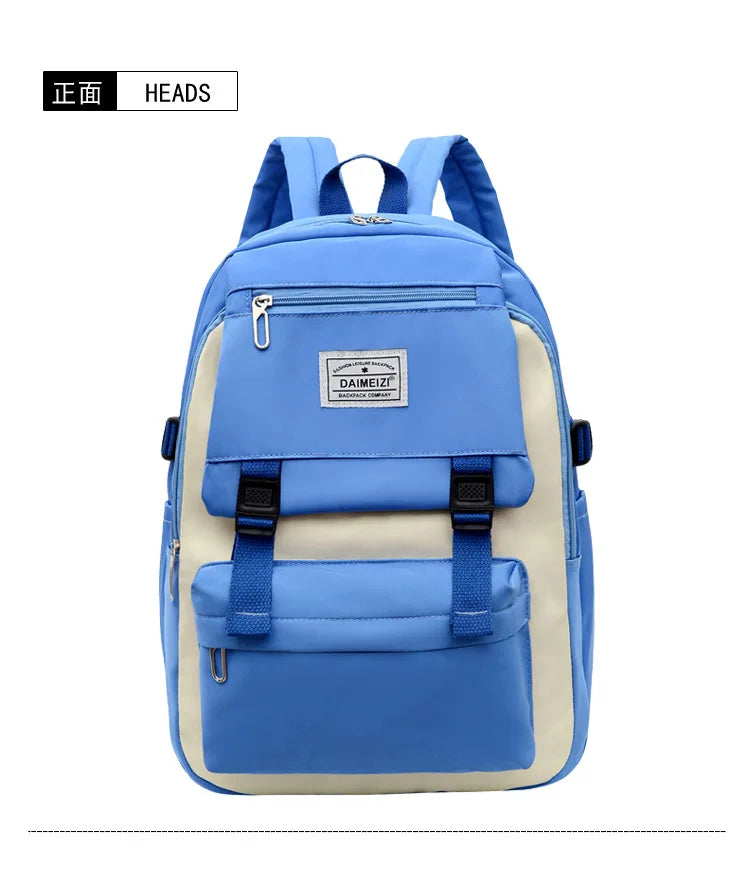 eybag British Style Fashionable Versatile Backpack Teen Girl Princess Large Capacity School Bag Primary and Secondary School Bag