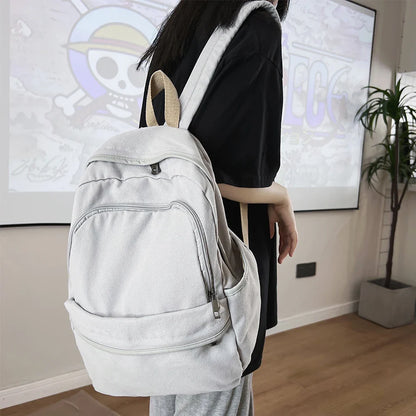 eybag Vintage Canvas Brand Men Backpack Female Retro Travel Book Bag Girl Boy Laptop Student Fashion Women College School Bags