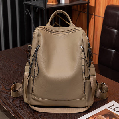 eybag High Quality Leather designer Backpack Women Shoulder Bags Multifunction Travel Backpacks School Bags for Girls Bagpack Mochila