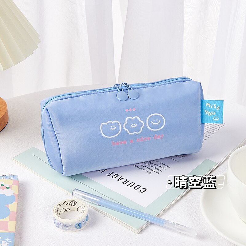 eybag Pencil Cases For Girls Large Capacity Pencil Pouch Soft Estuches Escolares Trousse Scolaire Korean Stationery Cute Pencil Case