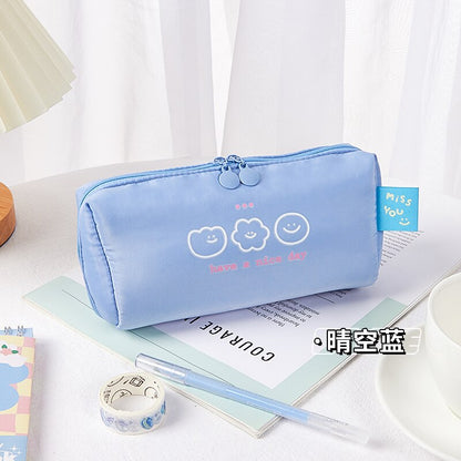 eybag Pencil Cases For Girls Large Capacity Pencil Pouch Soft Estuches Escolares Trousse Scolaire Korean Stationery Cute Pencil Case