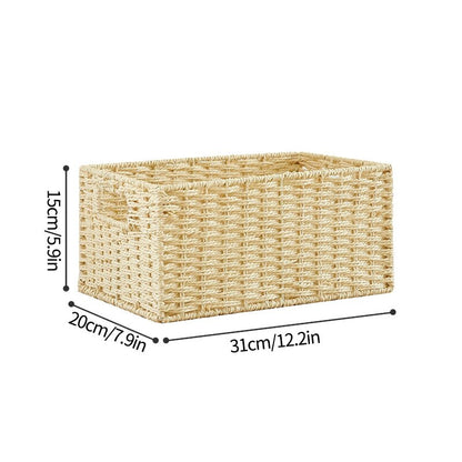 eybag Large Size Storage Baskets Woven Basket for Sundries Clothes Organizer Basket Storag Box Wardrobe Organizer Panier Rangement