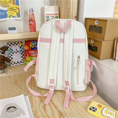 eybag Women Backpack Large Cute Female Multi-pocket Travel Bagpack Student Schoolbag for Teenage Girl Book Knapsack New Mochila 2022