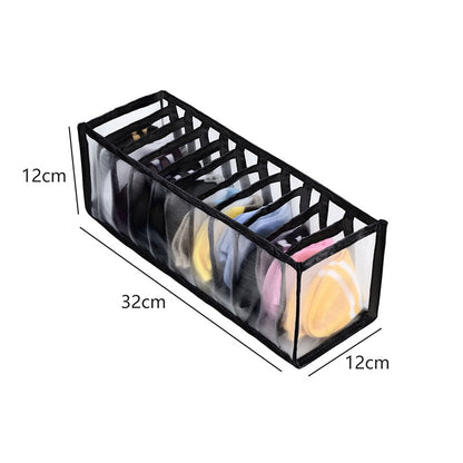 eybag Wardrobe organizer Jeans storage boxes Closet Organizer Foldable Underwear Organizers Pants Storage Dividers Drawer Organizer