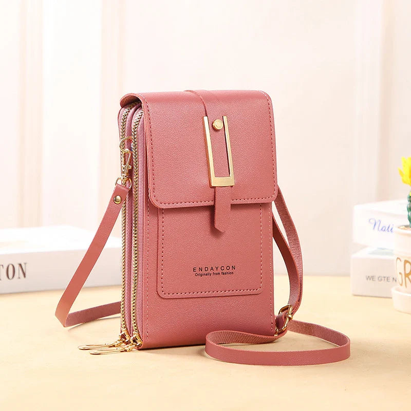 eybag PU Women Bags Soft Leather Wallets Touch Screen Cell Phone Purse Crossbody Shoulder Strap Handbag for Female Cheap Women's Bags