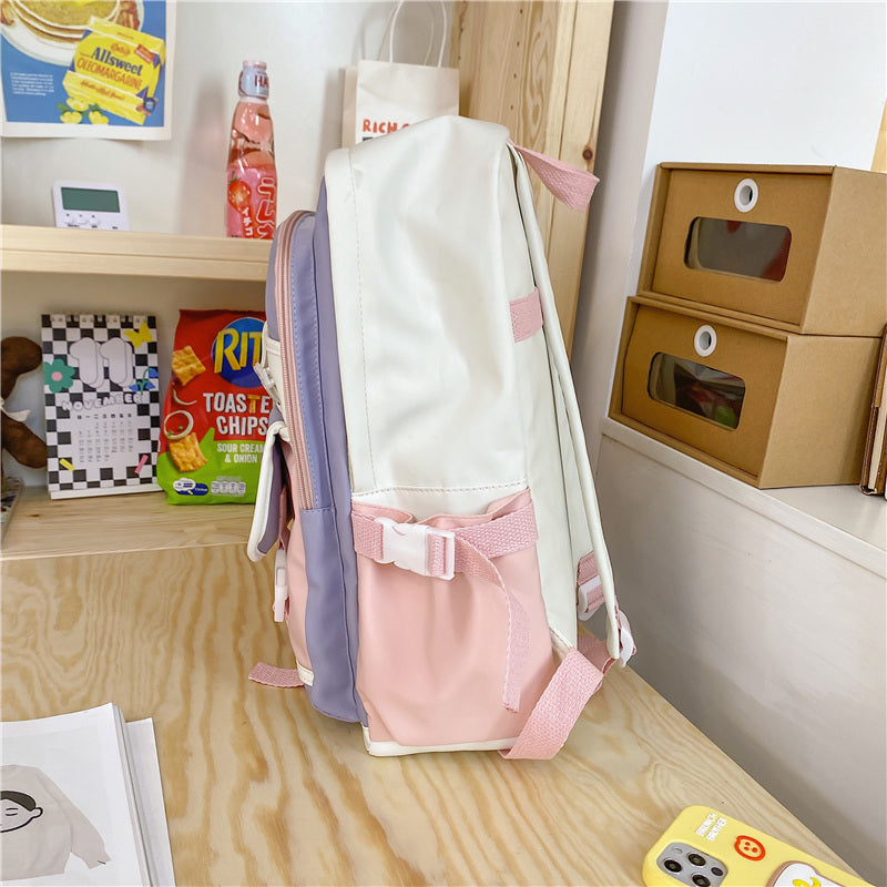 eybag Women Backpack Large Cute Female Multi-pocket Travel Bagpack Student Schoolbag for Teenage Girl Book Knapsack New Mochila 2022