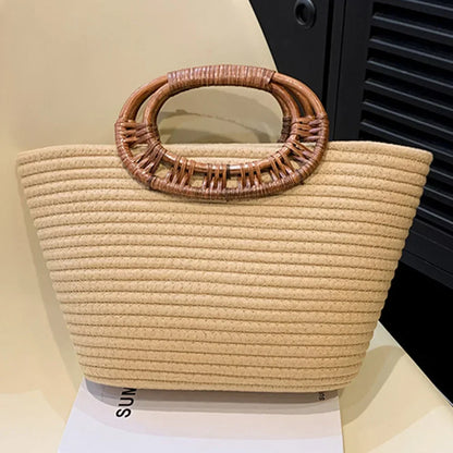 eybag Tote Bag for Women Large Straw Beach Bag Summer Woven Tote Bags Raffia Boho Straw Handbag Purse Fashion Basket Bucket Bag 2024