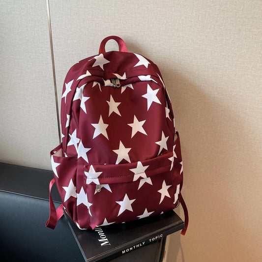 eybag Large Capacity Stars Backpacks American Style School Bags Strong And Stain-resistant Leisure And Travel Bags Child's Book Bags