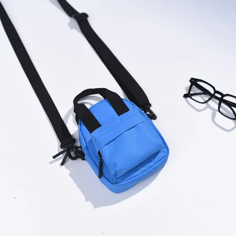 eybag Fashion Brand Waterproof Satchel Mini Coin Purse Niche Couple Phone Bag Headphone Bag Personality Casual Shoulder Messenger Bag