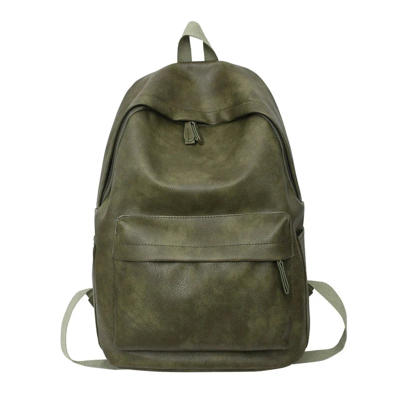 eybag High Quality PU Leather Woman Backpack Large Capacity School Bag Unisex Laptop Backpack, Fashion Travel Rucksack Bagpack Mochila