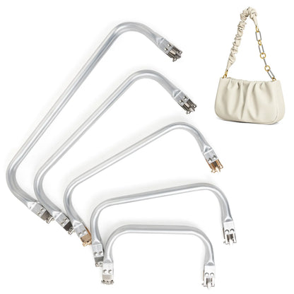 eybag Metal Aluminum Tube Frame Bag Handle Accessories Clutch Bag Parts Bag Frame For Wallet Doctor Purse Frame Aluminum Pipe Clamp