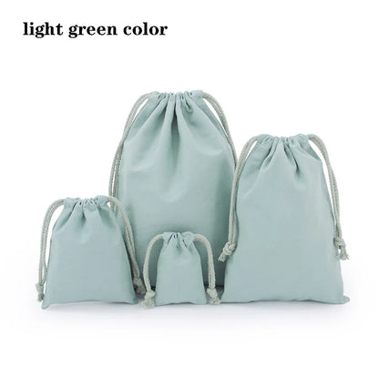 eybag Drawstring bag Cotton Storage organizer Tote Portable Handbags Grocery Shopping Shoulder bags Canvas foldable Travel Storage Bag