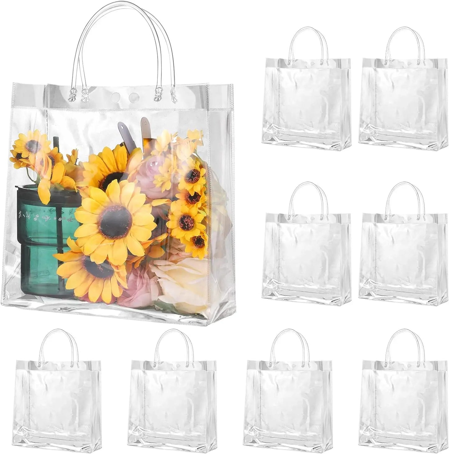 eybag 20pcs Transparent Gift Bags, Candy Bags, Christmas, Halloween, Souvenirs, Parties, Birthday Gifts, Anniversaries, Weddings