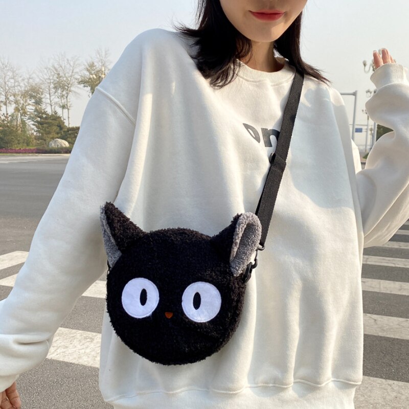 eybag Japanese Style Kawaii Bag Women Cartoon Plush Shoulder Bag for Women New Crossbody Bag Small Phone&Purse Bag Bolsa Feminina