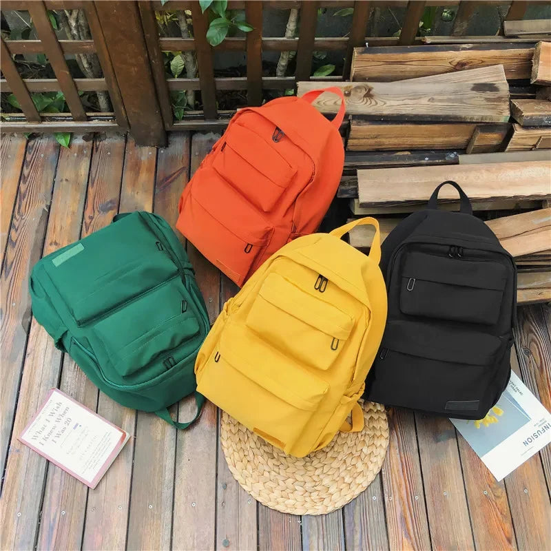 eybag Students Waterproof Nylon Backpack for Women Multi Pocket Travel Backpacks Female School Bag for Teenage Girls Back To School