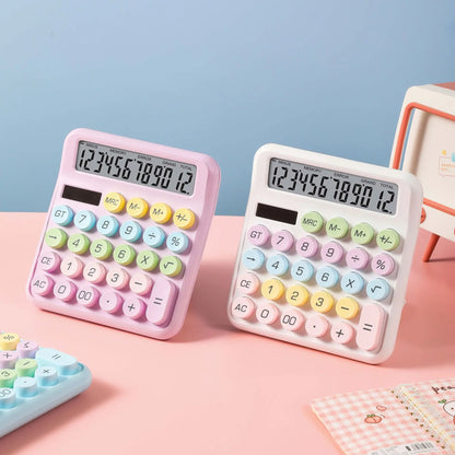 eybag Dopamine Candy Colored Desktop Calculator, High Beauty, Office, School, Student Stationery, Cute, Kawaii