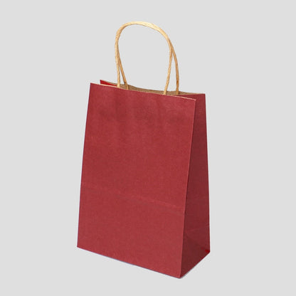 eybag 10/30/50pcs DIY Multifunction soft color paper bag with handles Festival gift bag shopping bags kraft paper packing bag