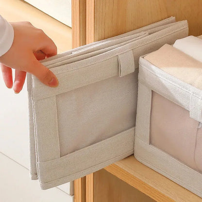 eybag Visible Wardrobe Storage Organizers Cabinet Drawer Clothes Storage Box for T-Shirts Jeans Underwear Pants Organizer Box