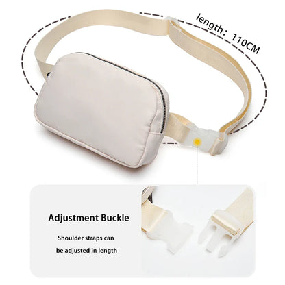 eybag 2024 Mini Belt Bag for Women 6 inch Cell Phone Waist Bags Waterproof Oxford Girls Wallet Shoulder Bag  Can Fit Key ID Card