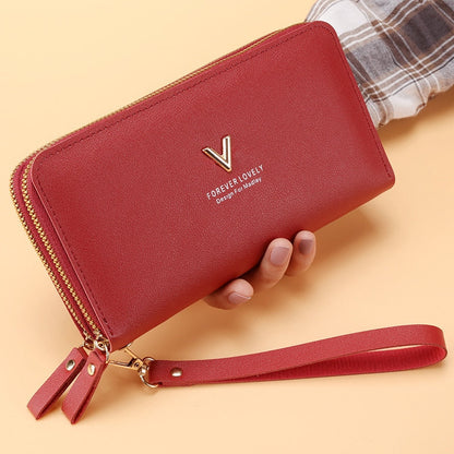 Long Women's Wallet Female Purses Tassel Coin Purse Card Holder Wallets Female Pu Leather Clutch Money Bag Pu Leather Wallet