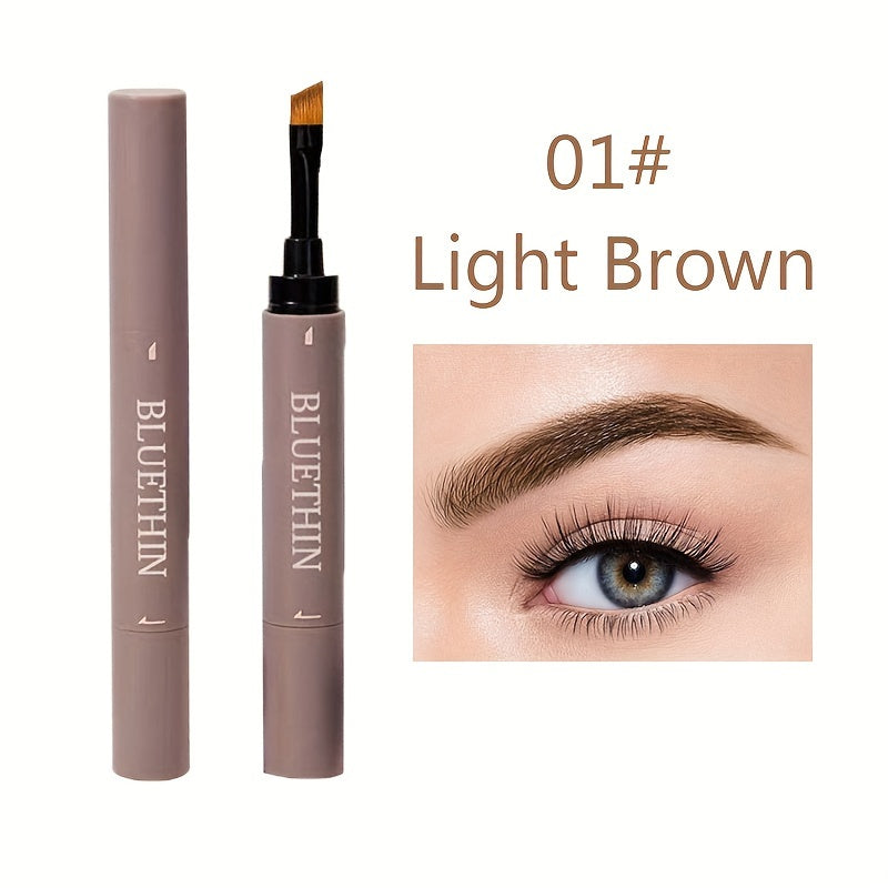 Double-ended Eyebrow Cream, Waterproof And Sweat Proof, Smudge Proof, Long Lasting Makeup Without Separation, Eyebrow Pencil With Matching Brush Eyebrow Pomade