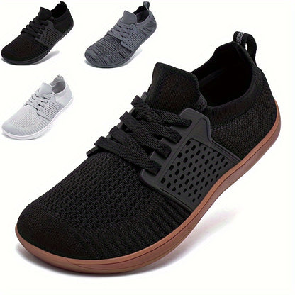 Comfy Wide Toe Sneakers - Skateboarding Shoes for Men with Breathable Low Top Lace Up Design, Perfect for Spring and Autumn Casual Activities, Walking, and Outdoor Adventures