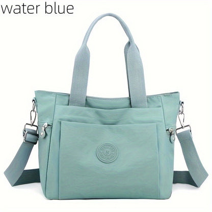 Casual Minimalist Solid Color Shoulder Bag, All-Match Versatile Top Handle Satchel Bag For Women's Daily Use