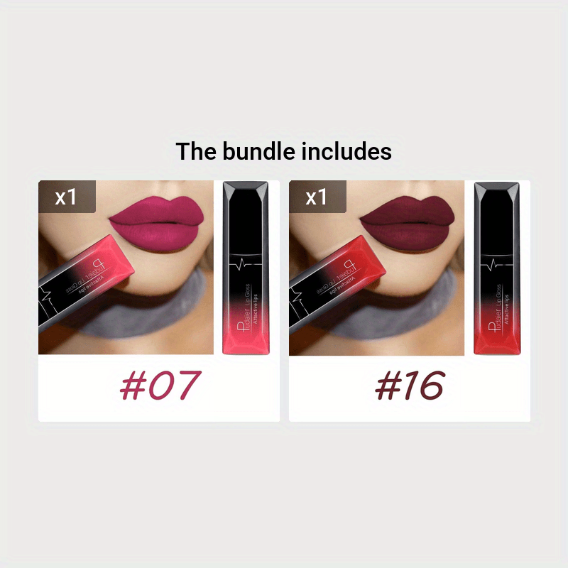 Christmas Lip Makeup 18 Color Super Matte Velvet Long Lasting Lipgloss Liquid Lipstick Lip Cream Gift For   Valentine's Day Gifts