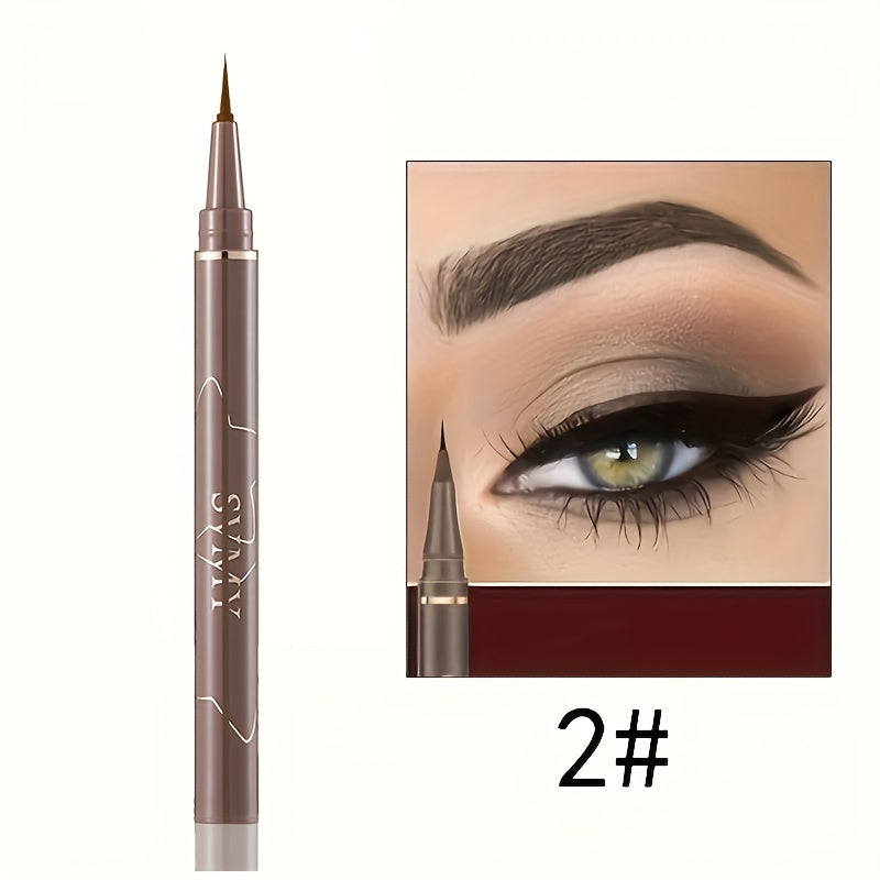 Ultra-Fine Waterproof Liquid Eyeliner Pen - Eyeliner - Quick-Drying, Smudge-Proof, Sweat-Resistant, Long-Lasting, Skinny Liner for Precise Definition and All-Day Wear