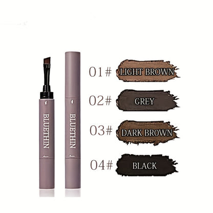 Double-ended Eyebrow Cream, Waterproof And Sweat Proof, Smudge Proof, Long Lasting Makeup Without Separation, Eyebrow Pencil With Matching Brush Eyebrow Pomade