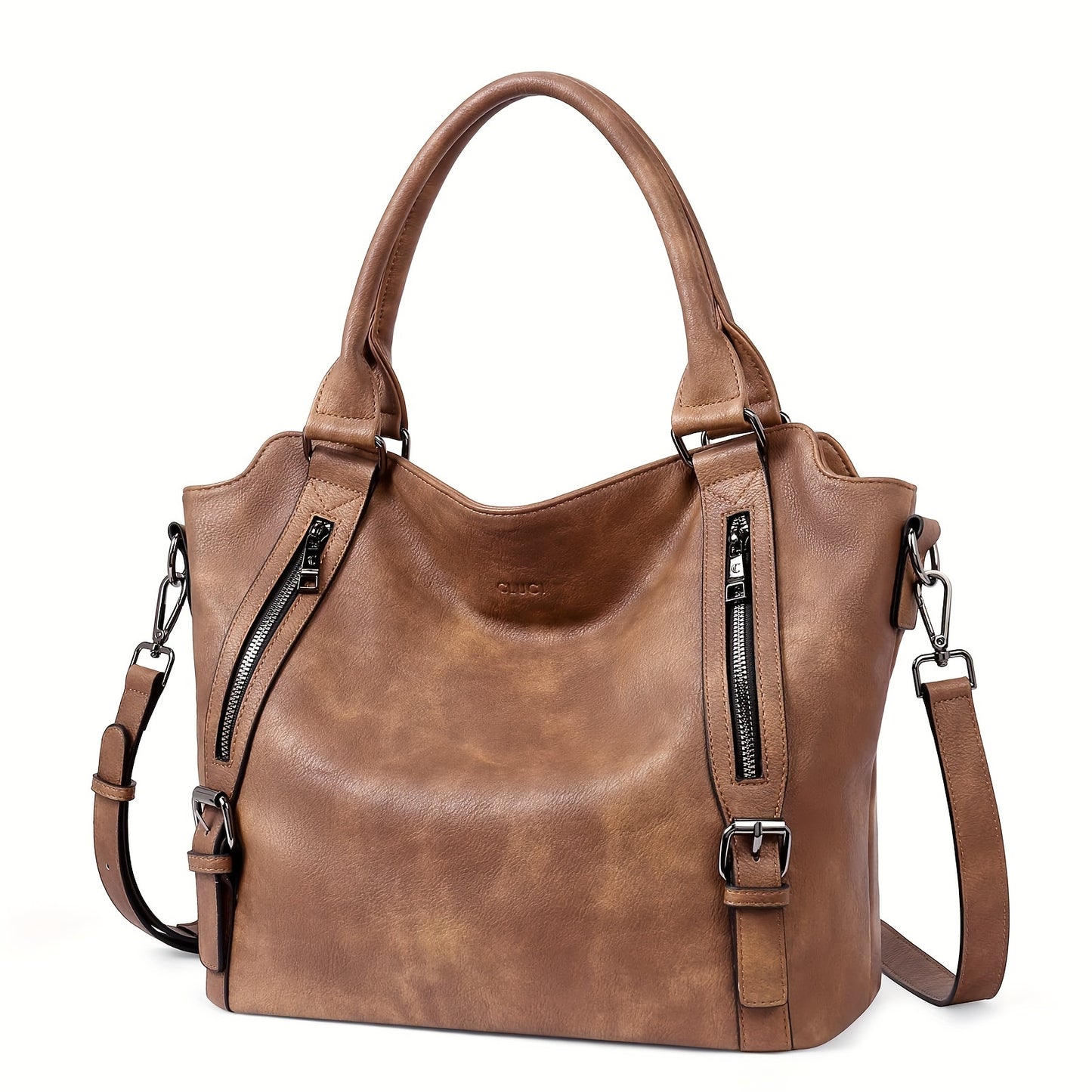 Luxurious Vegan Leather Hobo Handbag - Spacious, Stylish, and Cruelty-Free Large Ladies Shoulder Bag for Everyday Use