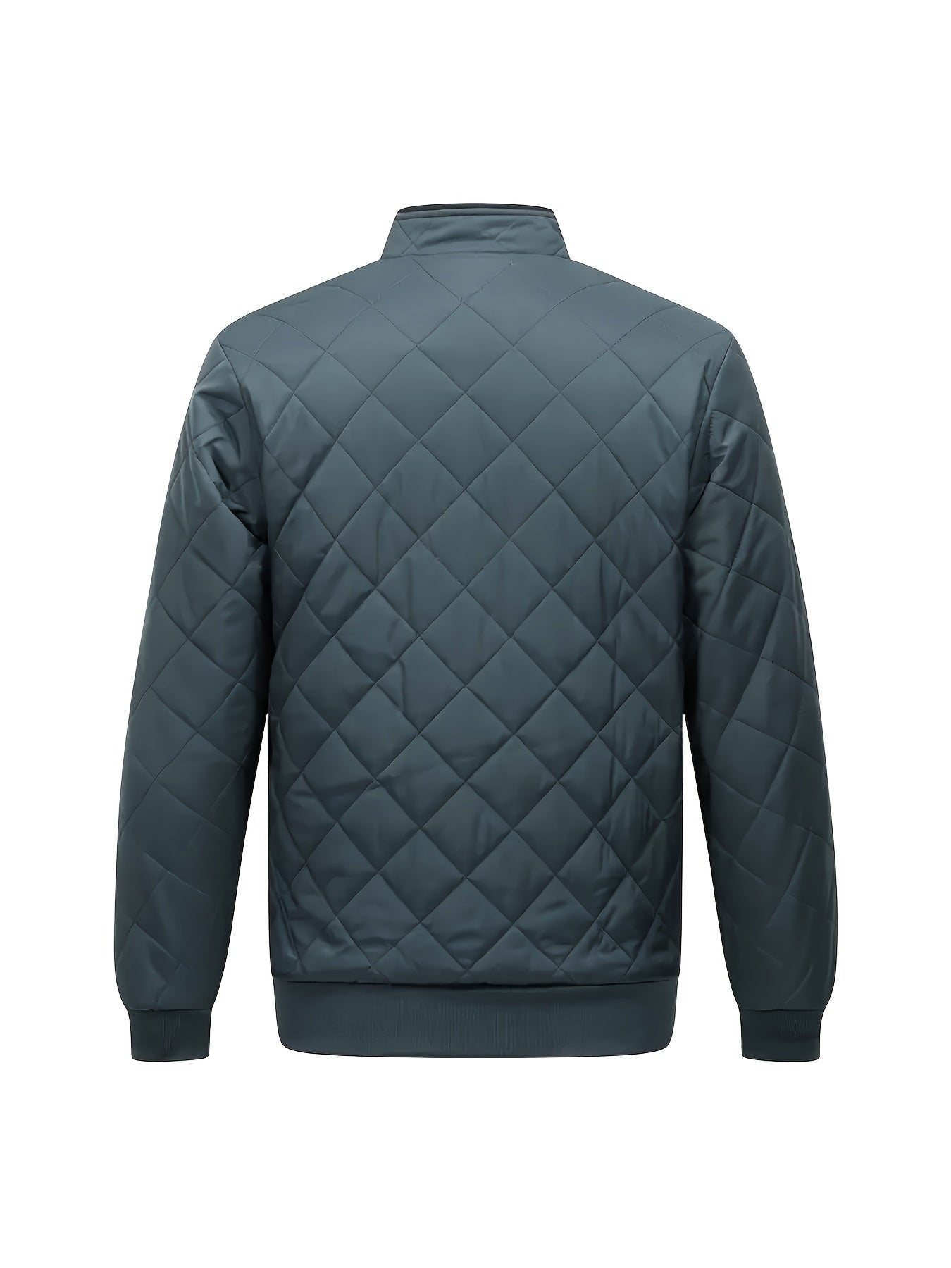 Winter Warmth Masterpiece - Quilted Fleece-Lined Casual Jacket with Zip-Up Closure, Adjustable Hem, and Soft Brushed Lining for Ultimate Cold-Weather Comfort - Fall/Winter Essential Coat for Men