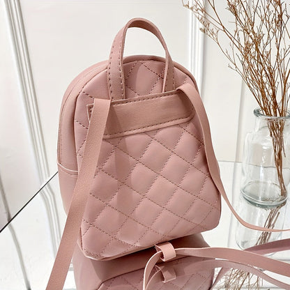 eybag - Cute Mini Small Size Women's Backpack, With Adjustable Strap, Zipper Casual Shoulder Bag, Mobile Casual Phone Bag, Casual Camera Bag, Lipstick Bag, Key Bag (17*8*19)cm