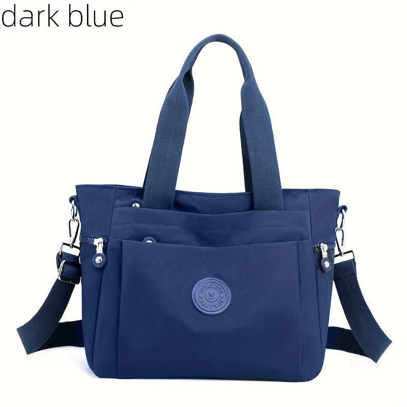 Casual Minimalist Solid Color Shoulder Bag, All-Match Versatile Top Handle Satchel Bag For Women's Daily Use