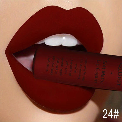 34 Colors Liquid Lipstick Waterproof Matte Nude Lipstick Pigment Red Long Lasting Lip Gloss Women Makeup Lip Gloss, Valentine's Day Gift