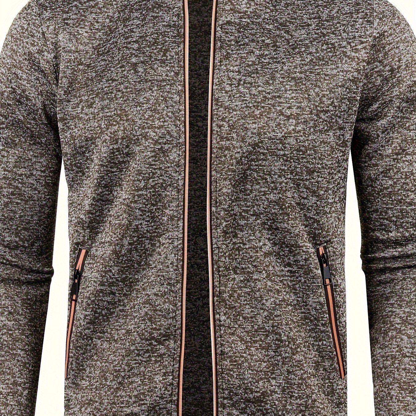 Stylish Full-Zip Mid-Stretch Cardigan Sweater Coat - Soft, Breathable, and Warm for Men's Casual Wear - Perfect for Fall and Winter Seasons