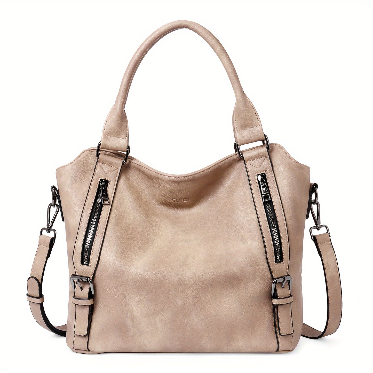 Luxurious Vegan Leather Hobo Handbag - Spacious, Stylish, and Cruelty-Free Large Ladies Shoulder Bag for Everyday Use