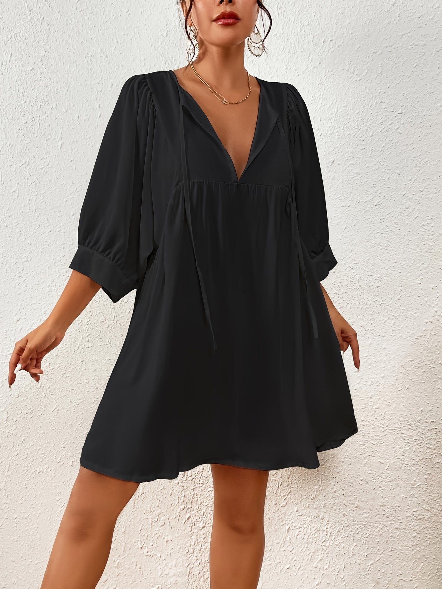 Womens Beachy Keen Swimsuit Cover Ups - Adorable Short Sleeve Mid-Length Quick-Dry Bathing Suit Coverup for Loungewear - Perfect for Beach and Poolside Activities, Designed Exclusively for Women