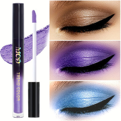 13 Colors Vibrant Liquid Eyeshadow Palette - Long-Lasting Waterproof Smokey Matte Shimmer Glitter Eyeshadow Pigment - Perfect for Mardi Gras, Music Festival, Party, and Everyday Use