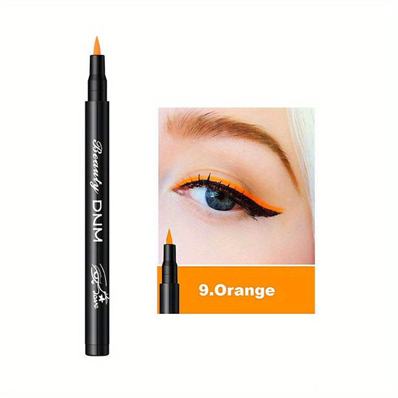 12 Colors Soft Matte Liquid Eyeliner Balm Pen - Long-Lasting, Smudge-Proof, Waterproof, Natural Look - Perfect for Music Festival and Everyday Use