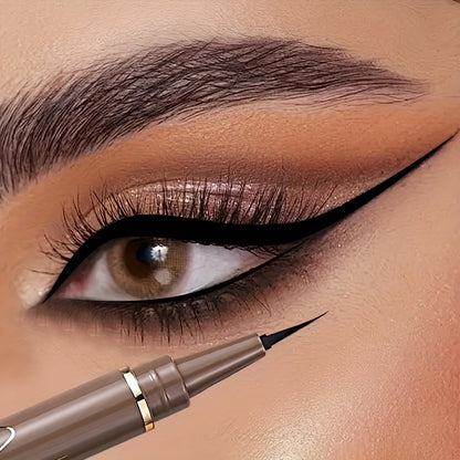 Ultra-Fine Waterproof Liquid Eyeliner Pen - Eyeliner - Quick-Drying, Smudge-Proof, Sweat-Resistant, Long-Lasting, Skinny Liner for Precise Definition and All-Day Wear