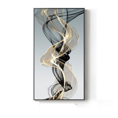 Luxury abstract ribbon canvas painting posters and prints nordic wall art pictures for living room bedroom modern home decor