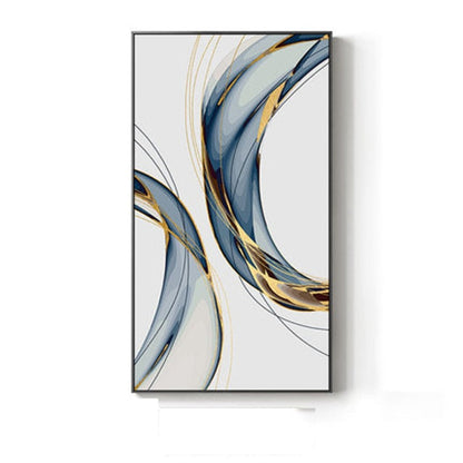 Luxury abstract ribbon canvas painting posters and prints nordic wall art pictures for living room bedroom modern home decor